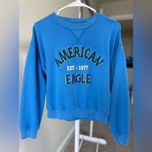American Eagle Outfitters Bright Blue Crewneck Sweatshirt
